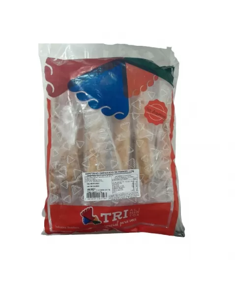 ESPETINHO FRITO FRANGO TRI 110G PC/10 CX/2