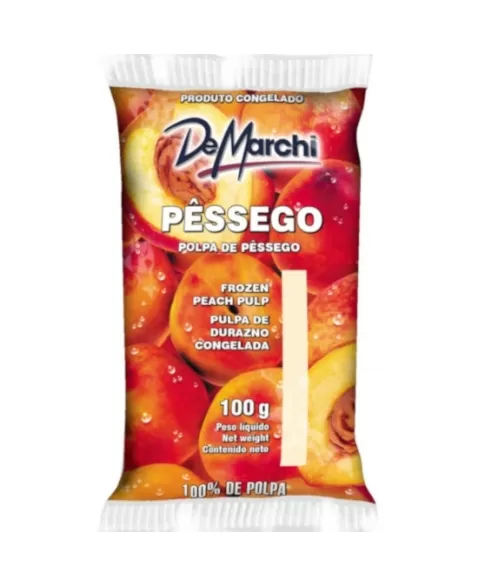 POLPA PESSEGO 100 G DM 01 KG CX/06