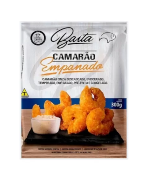 CAMARAO EMPANADO BAITA 300G CX/15