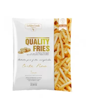 BATATA PALITO QUALITY FRIES 2,5 KG CX/05