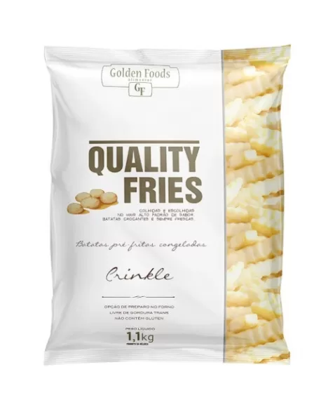 BATATA CRINKLE QUALITY FRIES 1,1 KG CX/09