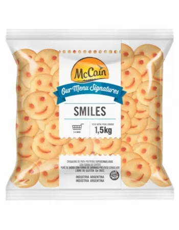 BATATA SMILES BR FOODS 1,5 KG CX/06