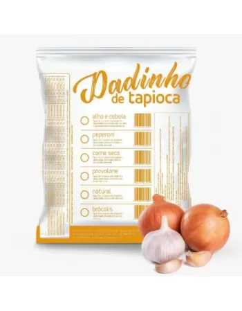 DADINHO TAPIOCA ALHO/CEBOLA 1KG ALFORNO CX/10 PCT