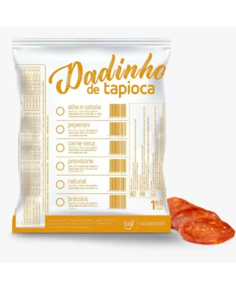 DADINHO TAPIOCA PEPERONI 1KG ALFORNO CX/10 PCT