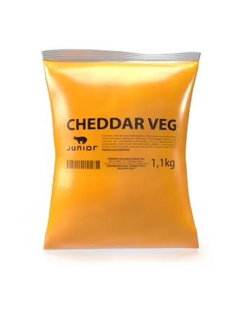 MOLHO CHEDDAR VEGANO POUCH 1,1KG JUNIOR CX/5 PCT