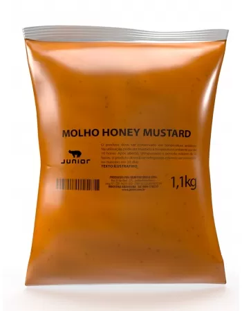 MOLHO HONEY MUSTARD POUCH 1,1KG JUNIOR CX/5 PCT