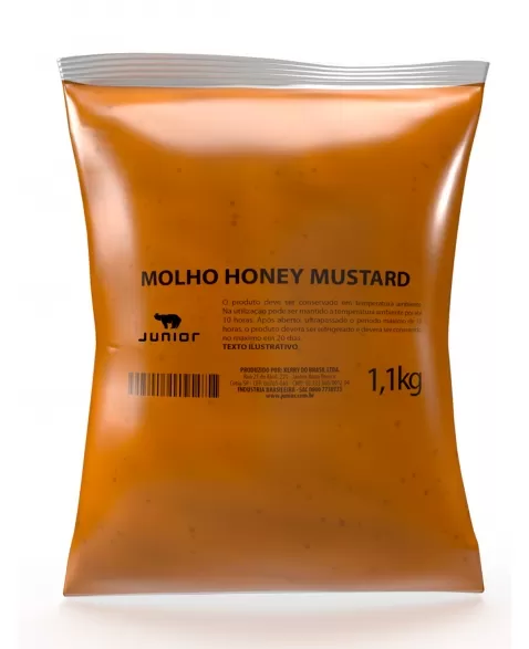 MOLHO HONEY MUSTARD POUCH 1,1KG JUNIOR CX/5 PCT