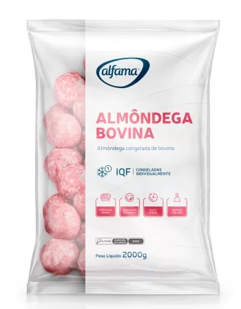 ALMONDEGA BOVINA 2KG ALFAMA CX/03 PCT