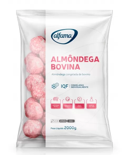 ALMONDEGA BOVINA 2KG ALFAMA CX/03 PCT