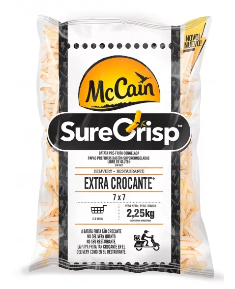 BATATA SURE CRISP 7 MM MC CAIN 2,5 KG CX/05 PCT