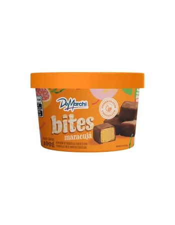 BOMBOM DE MARACUJA COM CHOC BITES 100G CX/12 PT