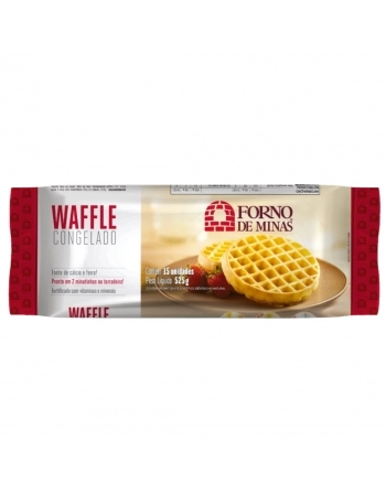 WAFFLE FORNO DE MINAS 525G CX/06 UN