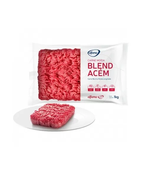 CARNE BOVINA MOIDA ACEM ALFAMA 1 KG CX/9