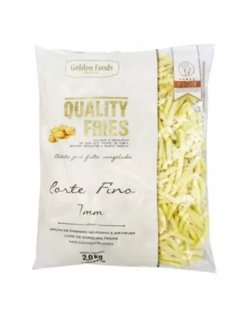 BATATA PALITO 7 MM COATED 2 KG QUALITY FRIES CX/08