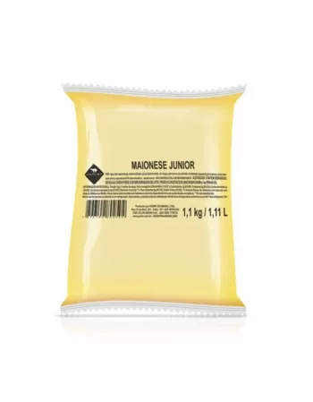 MAIONESE POUCH 1,1KG JUNIOR CX/5 PCT