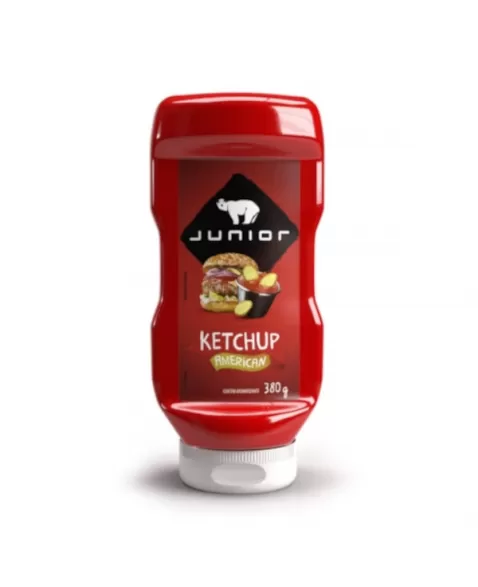 KETCHUP AMERICANO FRASCO 380G JUNIOR CX/12 UN