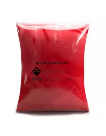 KETCHUP AMERICANO POUCH 1,1KG JUNIOR CX/5 PCT