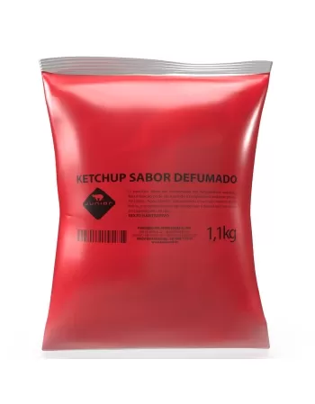 KETCHUP DEFUMADO POUCH 1,1KG JUNIOR CX/5 PCT