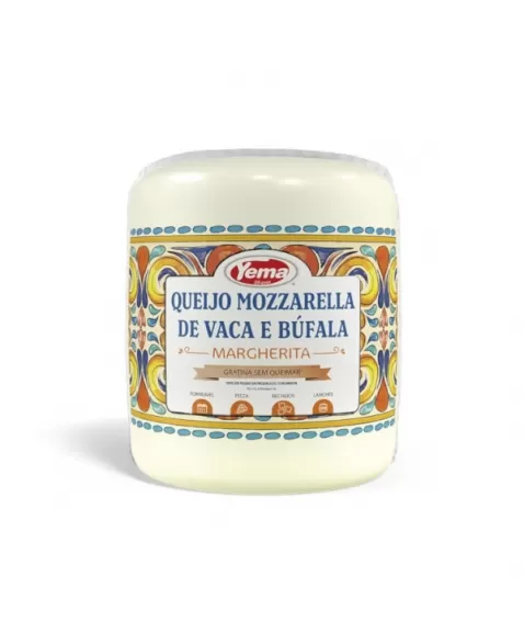 MARGHERITA MUSSARELA VACA E BUFALA 700G YEMA CX/18 UN